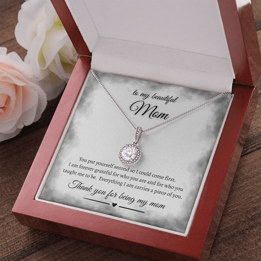 Emotional Mom Necklace Gift From Child With Love