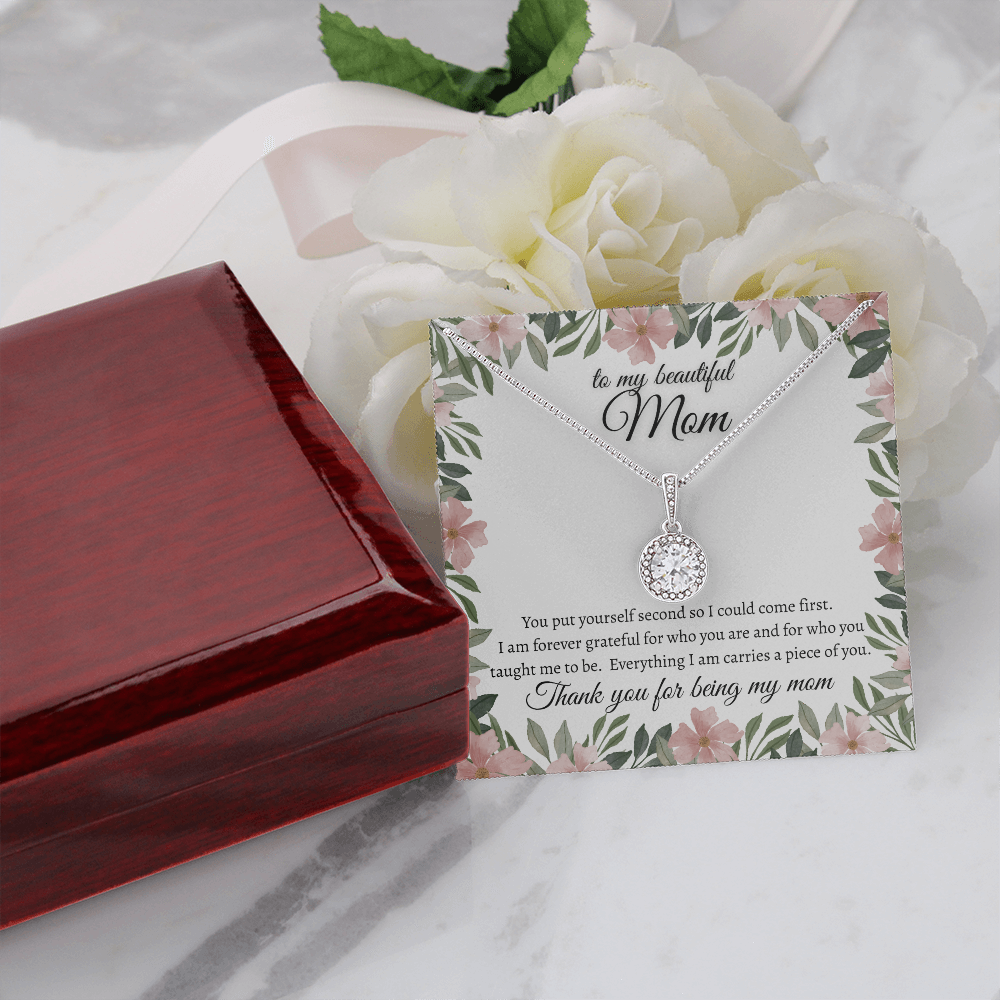 Forever Grateful Mom Necklace Meaningful Jewelry Gift Idea