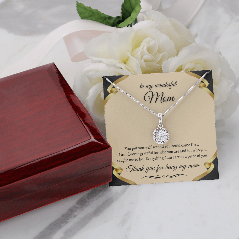 Timeless Mom Necklace Gift Symbol Of Love And Gratitude