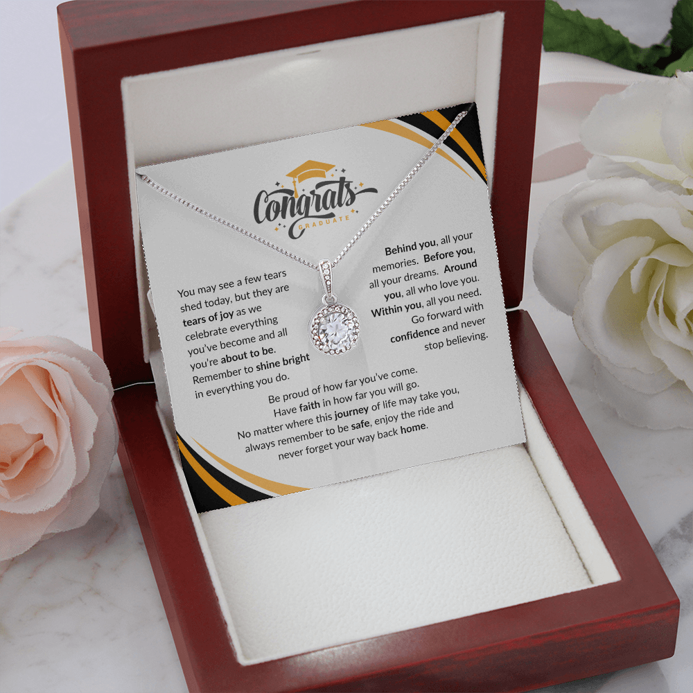 Graduation Gift Necklace Inspirational Message For Her Keepsake