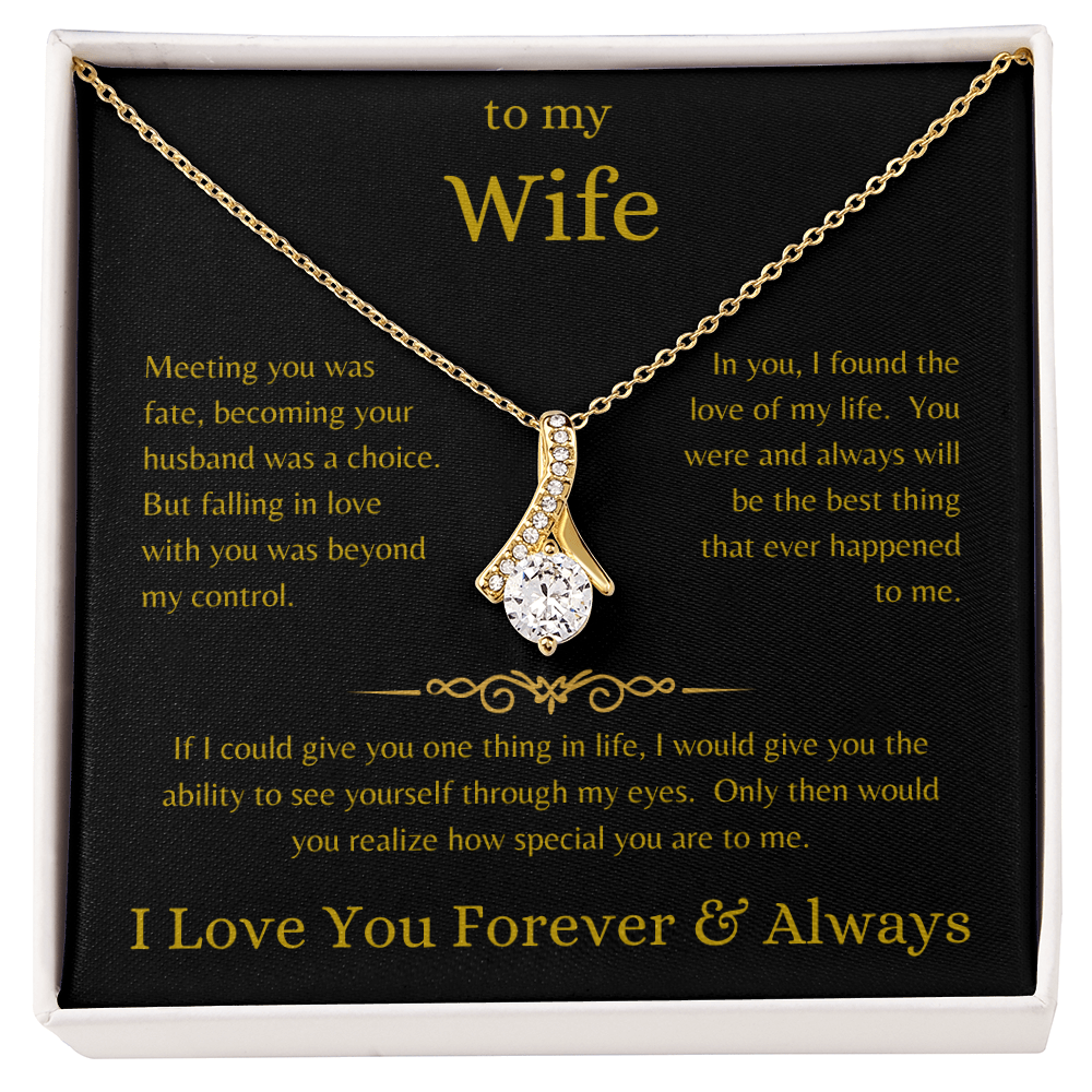 To My Wife Necklace