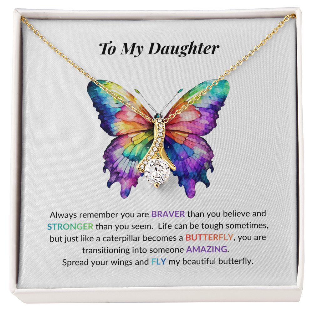 Daughter Butterfly Necklace