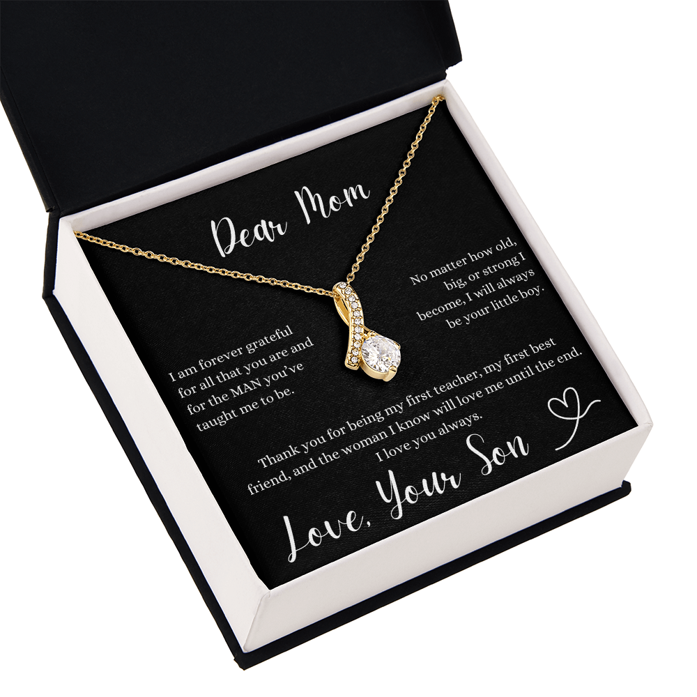 Special Gift For Mom From Son Heart Pendant