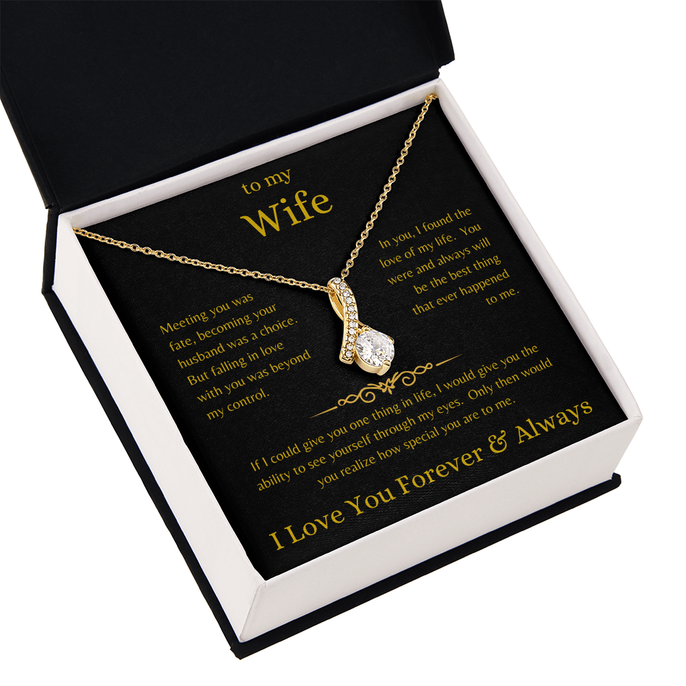 To My Wife Necklace