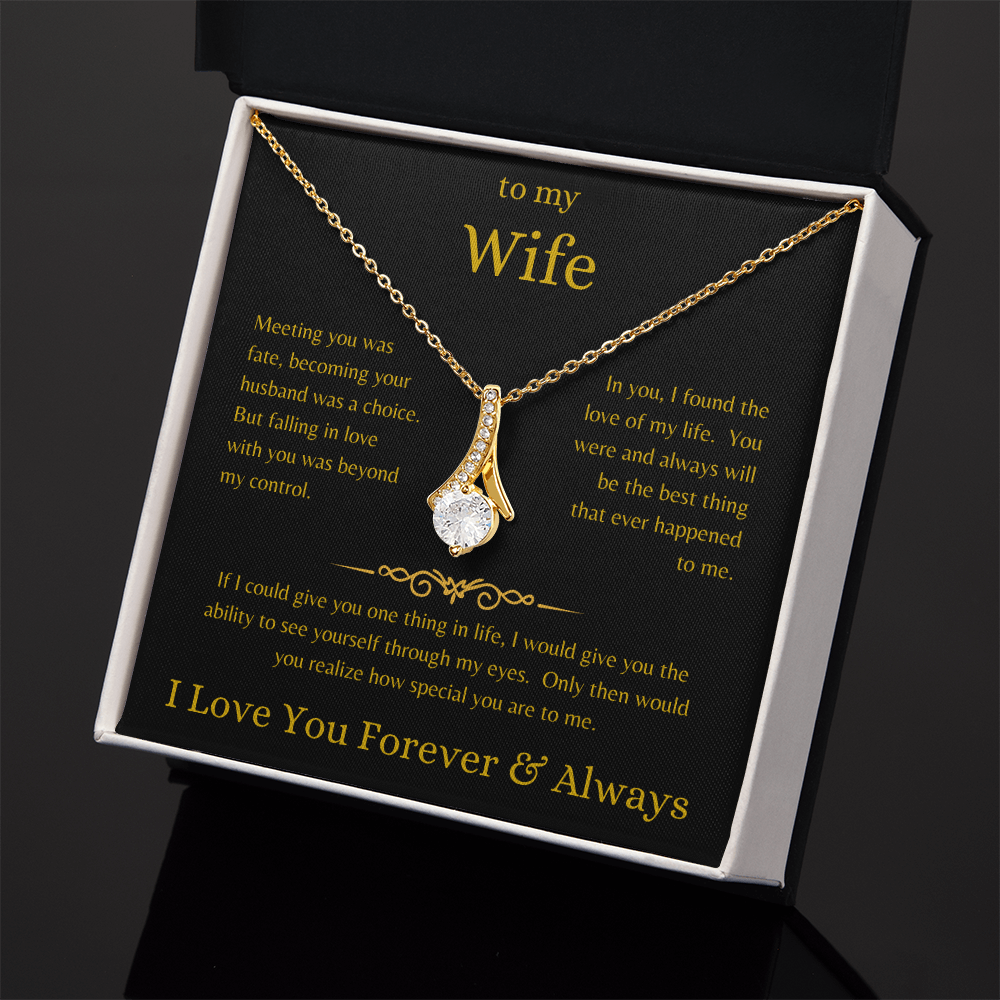 To My Wife Necklace