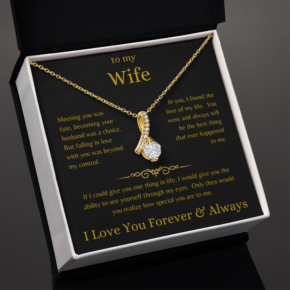 To My Wife Necklace