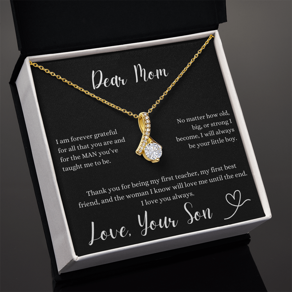 Special Gift For Mom From Son Heart Pendant