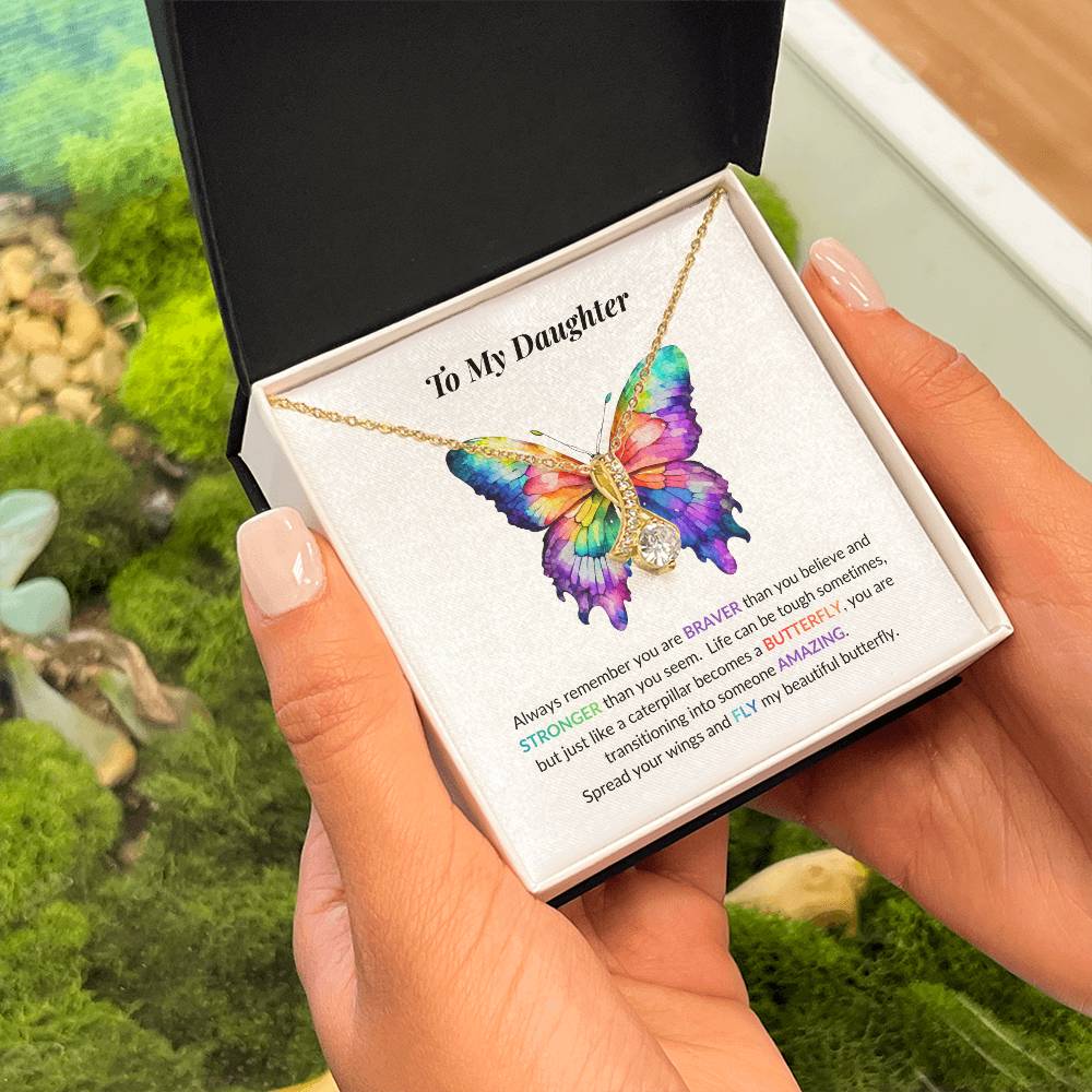 Daughter Butterfly Necklace