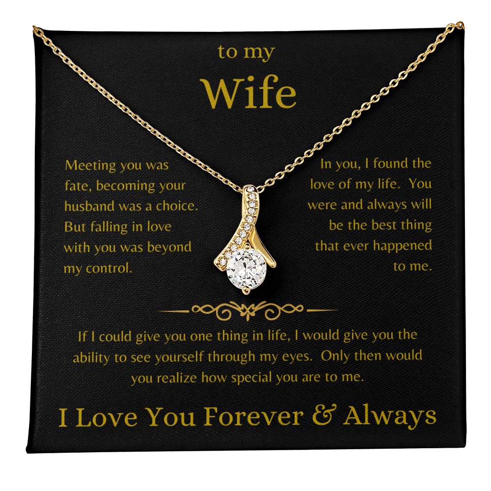 To My Wife Necklace
