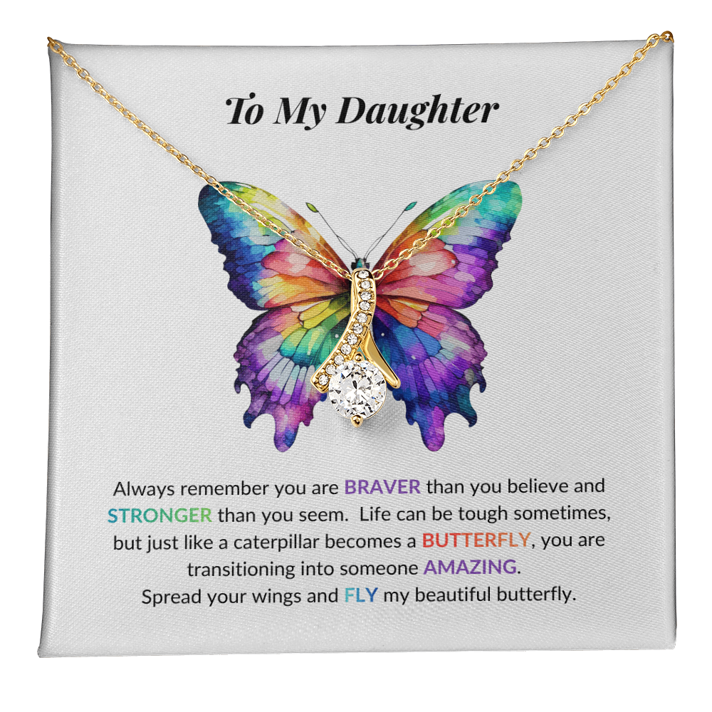 Daughter Butterfly Necklace