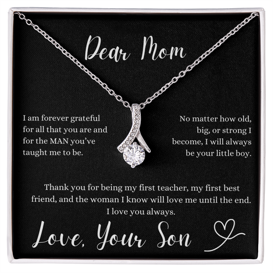 Special Gift For Mom From Son Heart Pendant