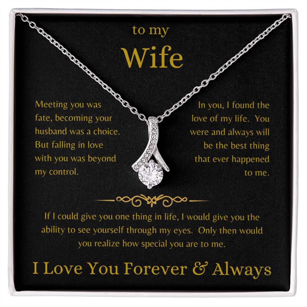To My Wife Necklace