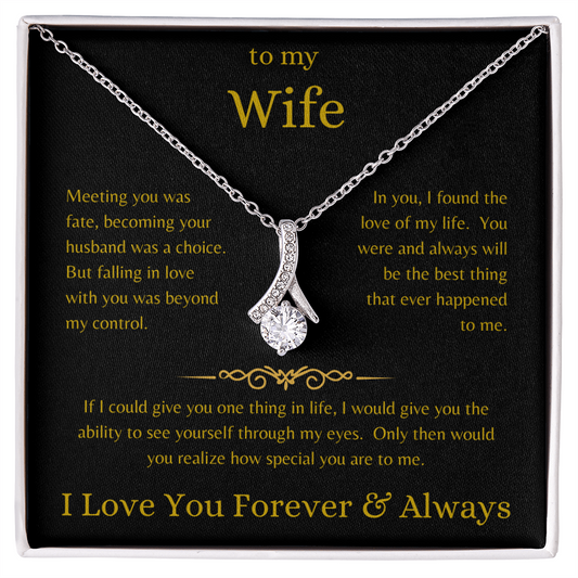 To My Wife Necklace
