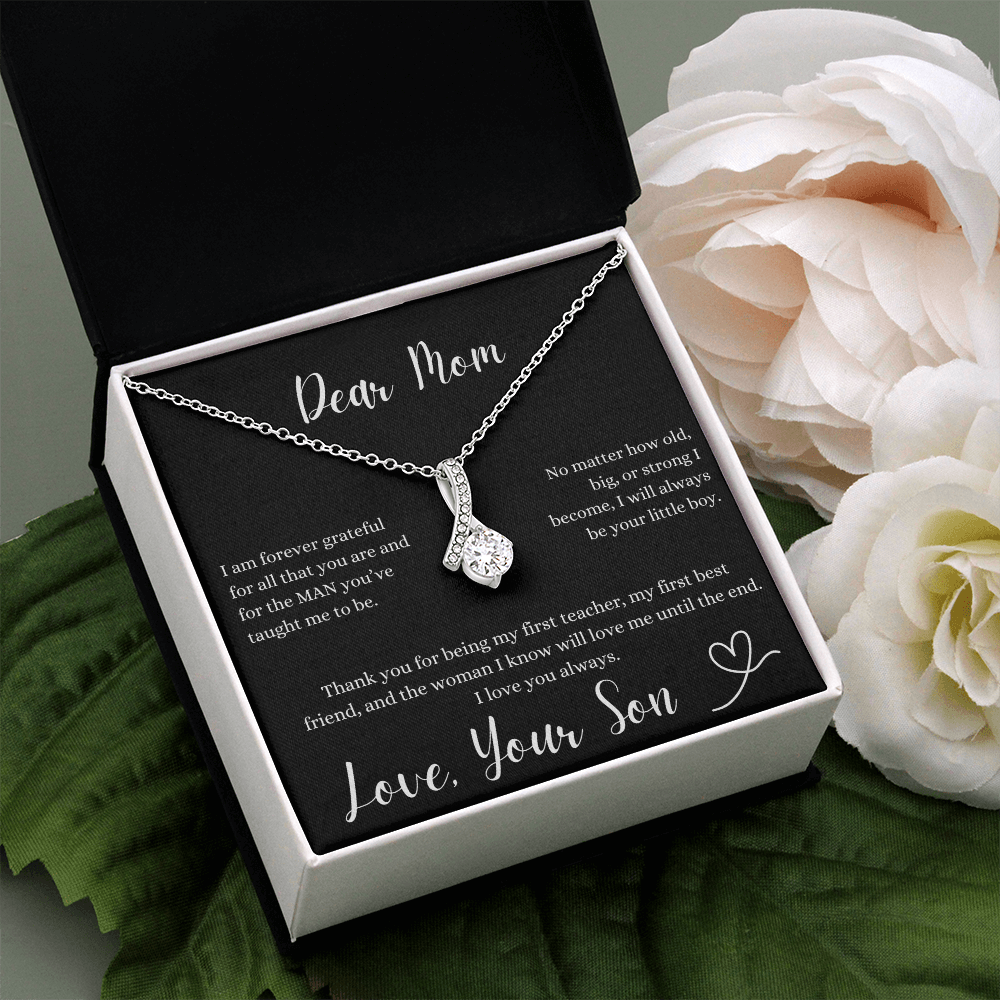 Special Gift For Mom From Son Heart Pendant