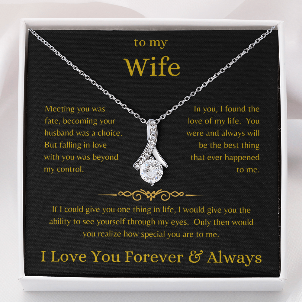 To My Wife Necklace