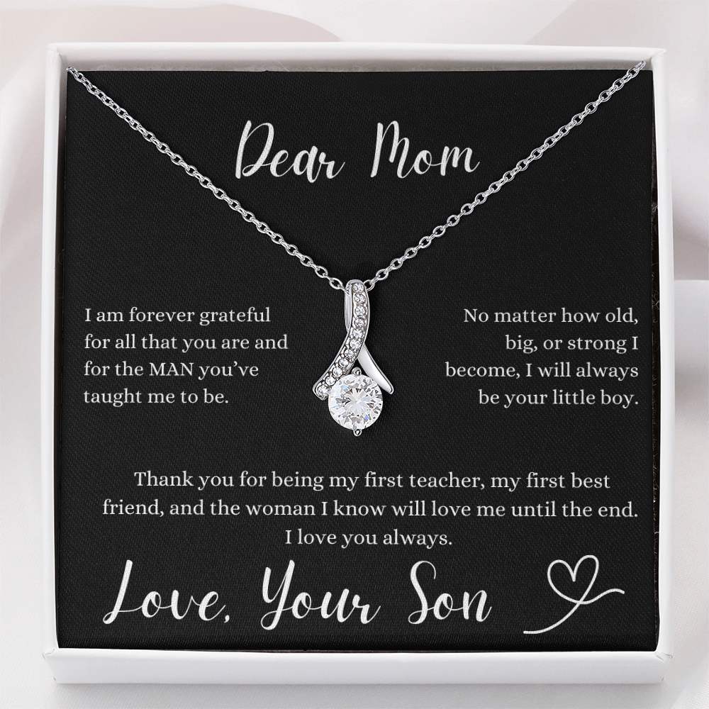Special Gift For Mom From Son Heart Pendant