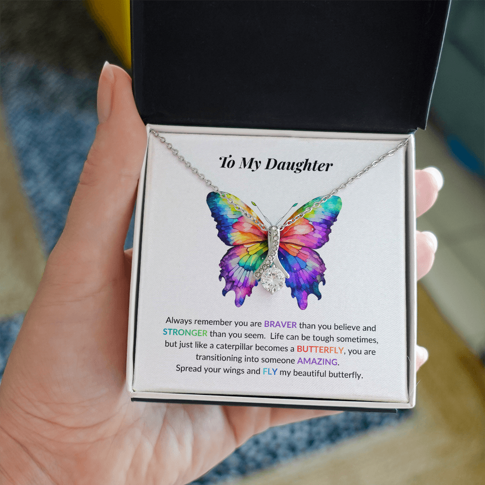 Daughter Butterfly Necklace