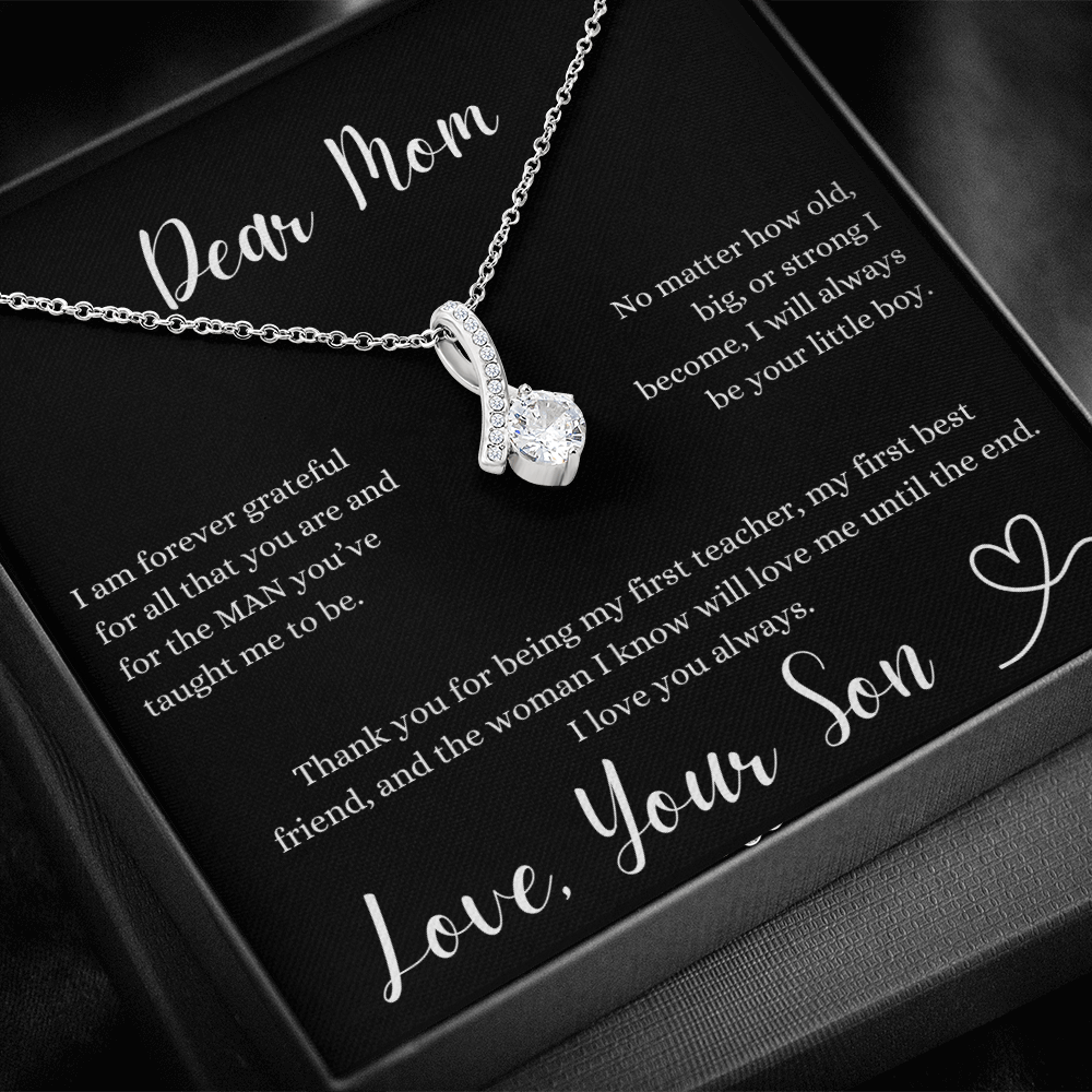 Special Gift For Mom From Son Heart Pendant
