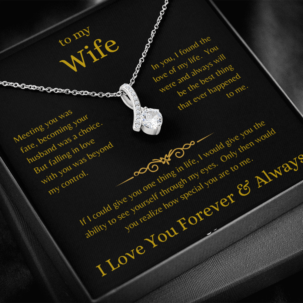 To My Wife Necklace