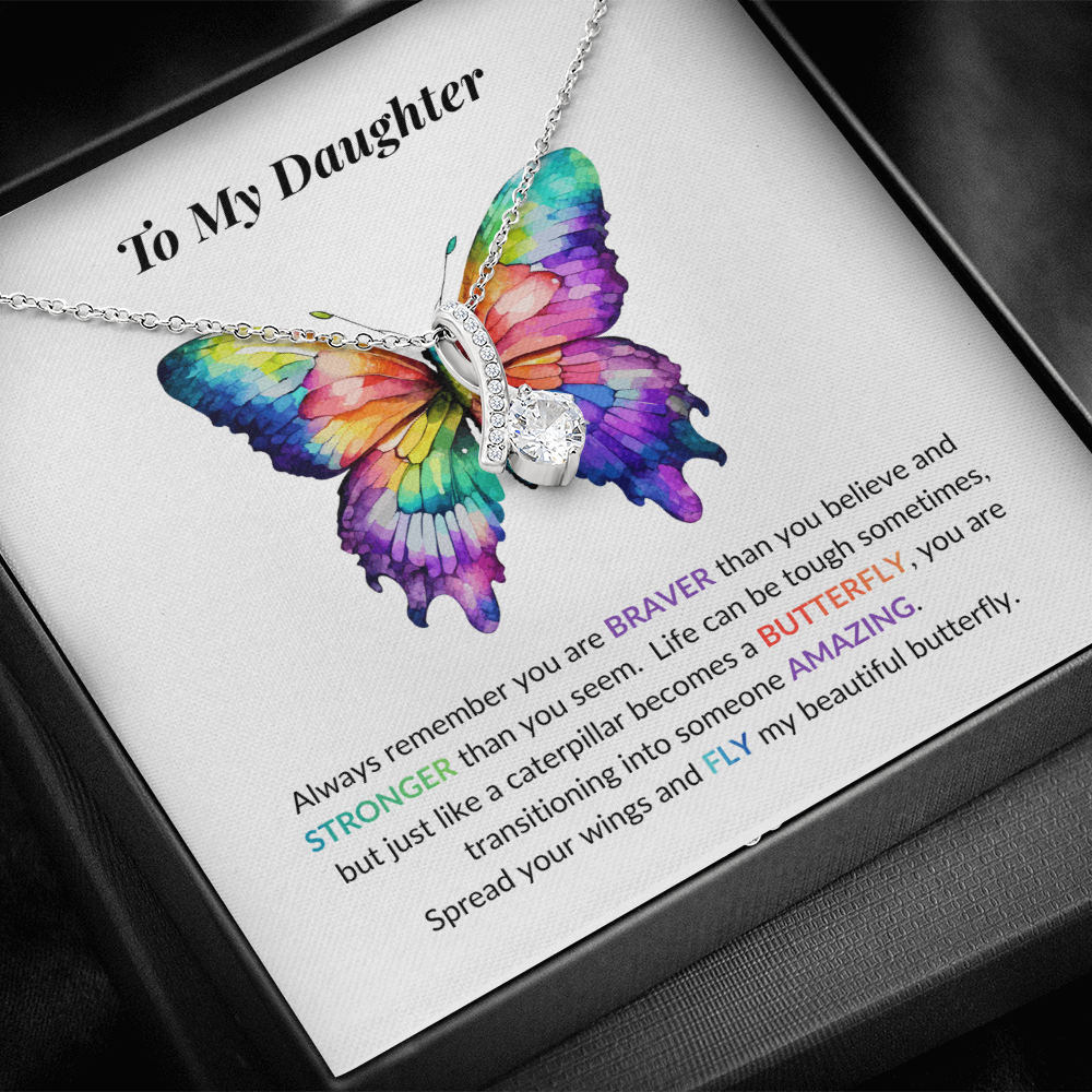 Daughter Butterfly Necklace