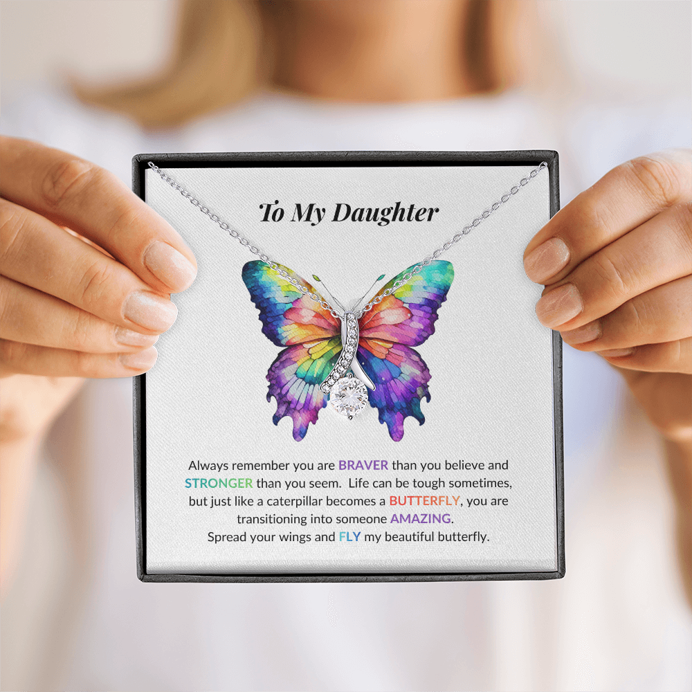 Daughter Butterfly Necklace