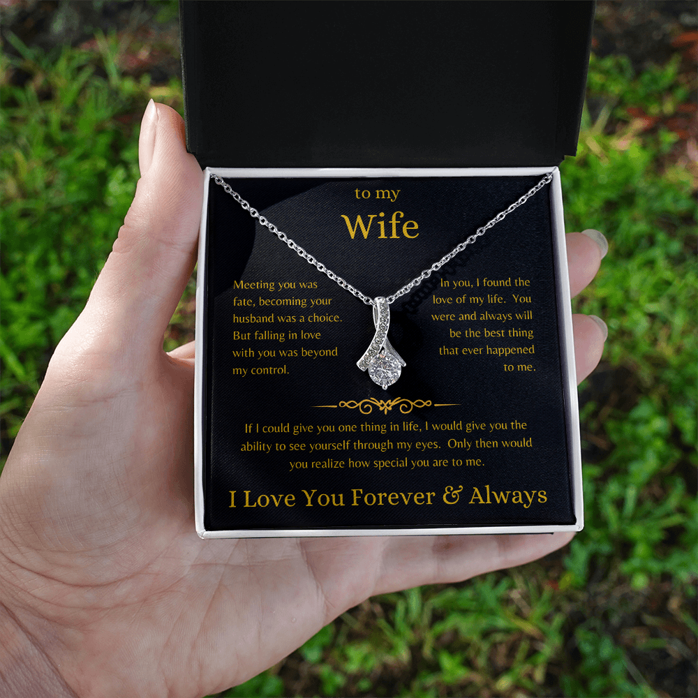 To My Wife Necklace
