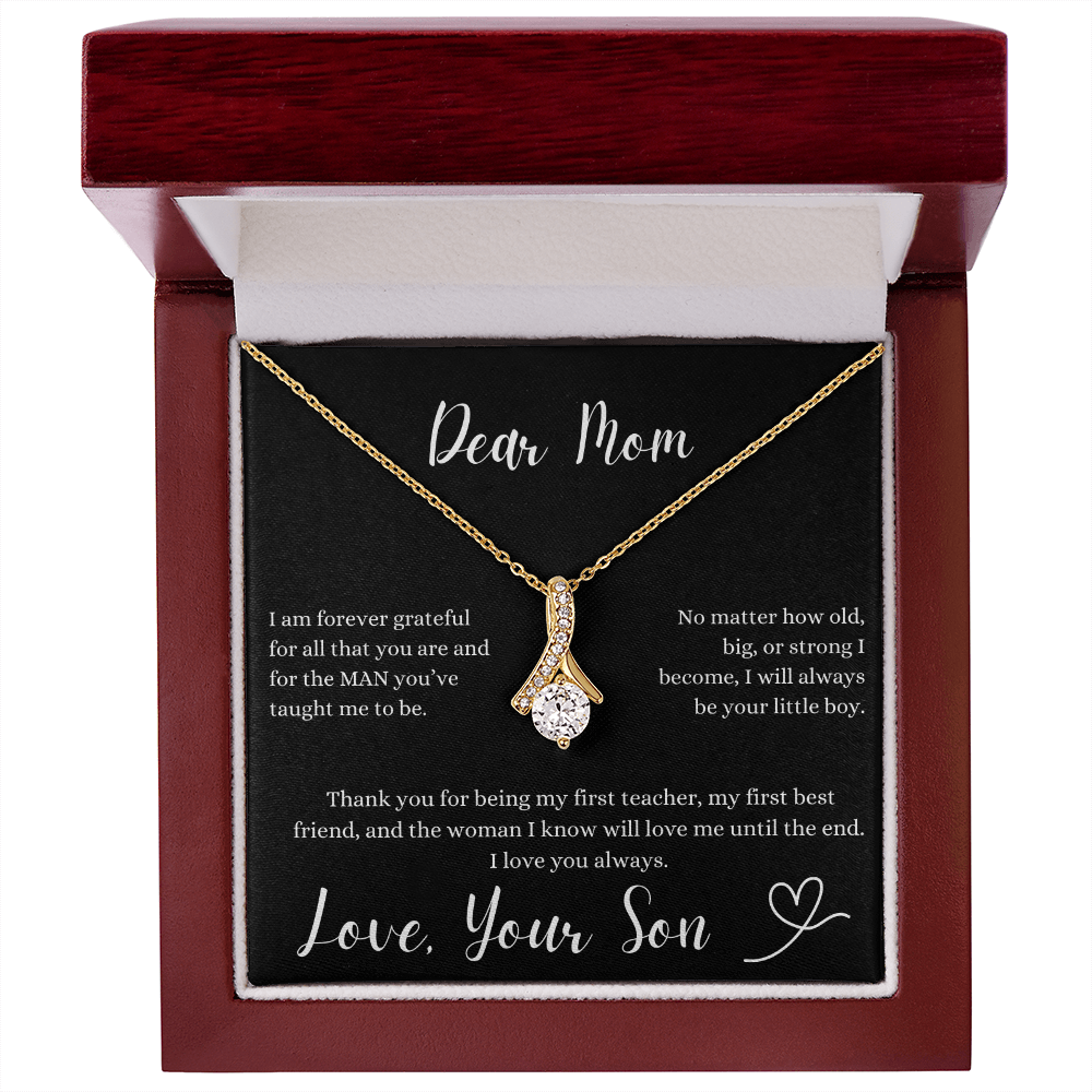 Special Gift For Mom From Son Heart Pendant
