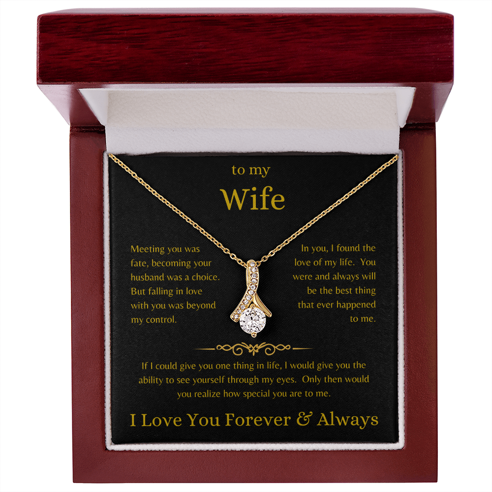 To My Wife Necklace