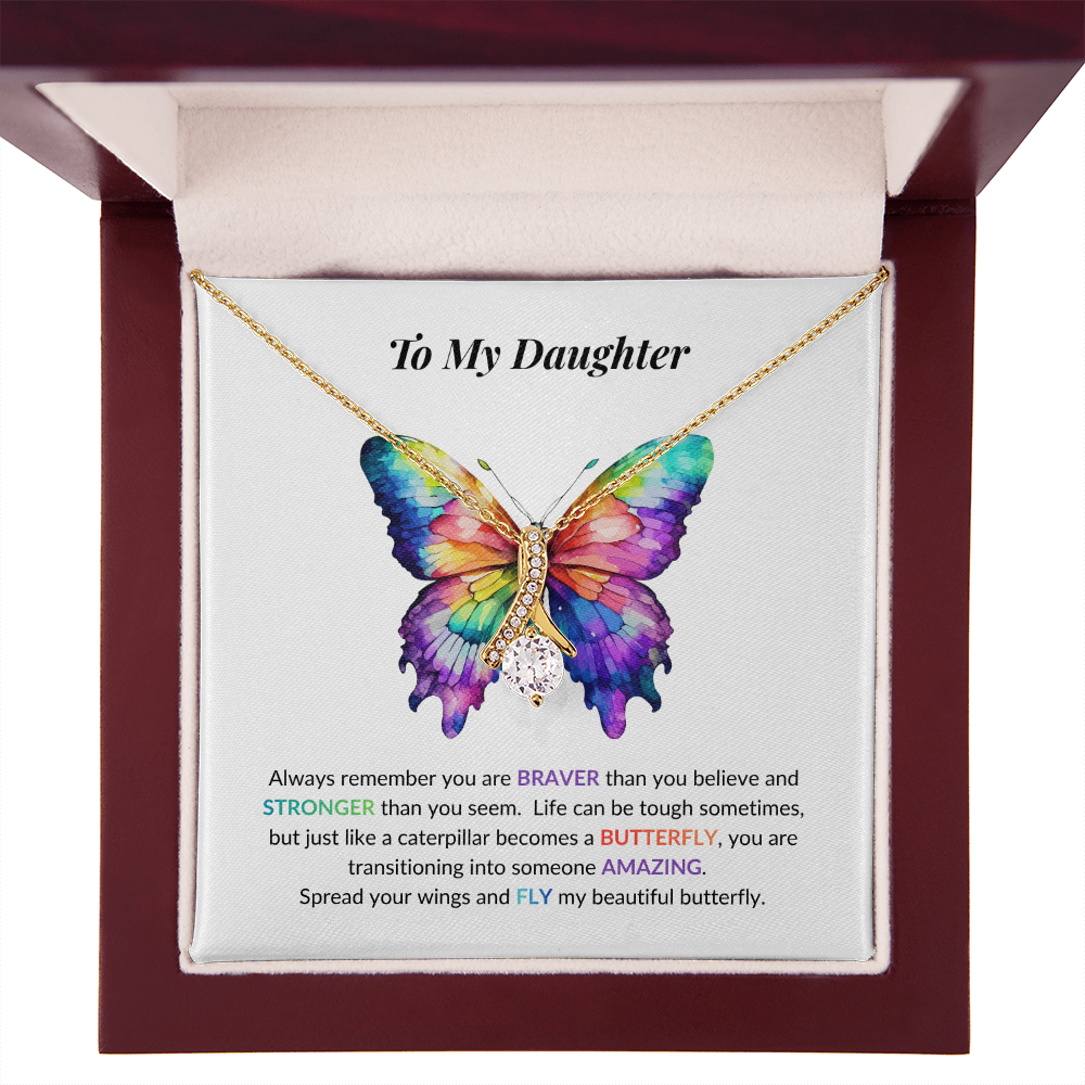 Daughter Butterfly Necklace