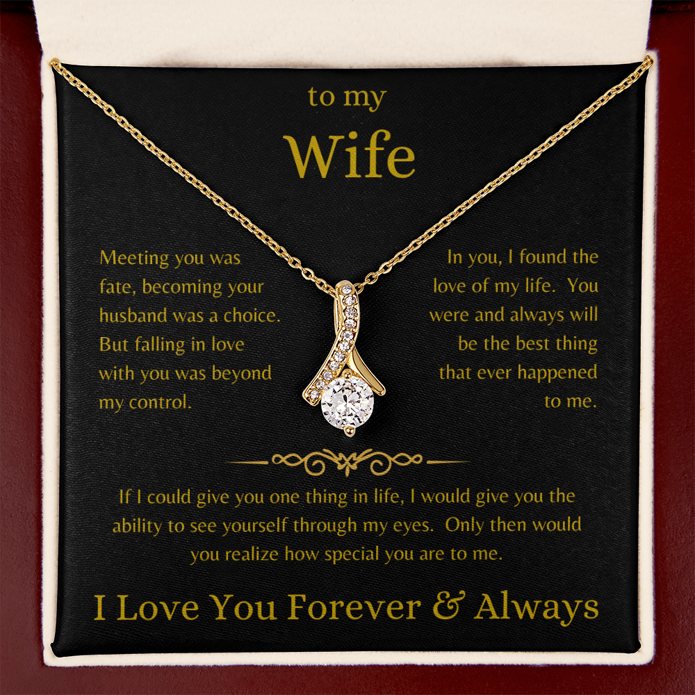 To My Wife Necklace