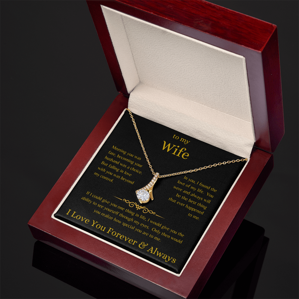 To My Wife Necklace