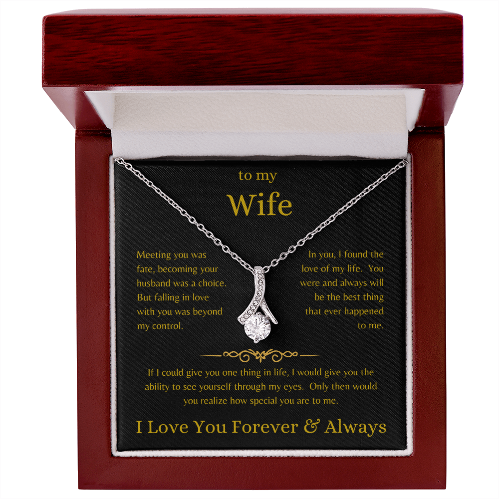 To My Wife Necklace
