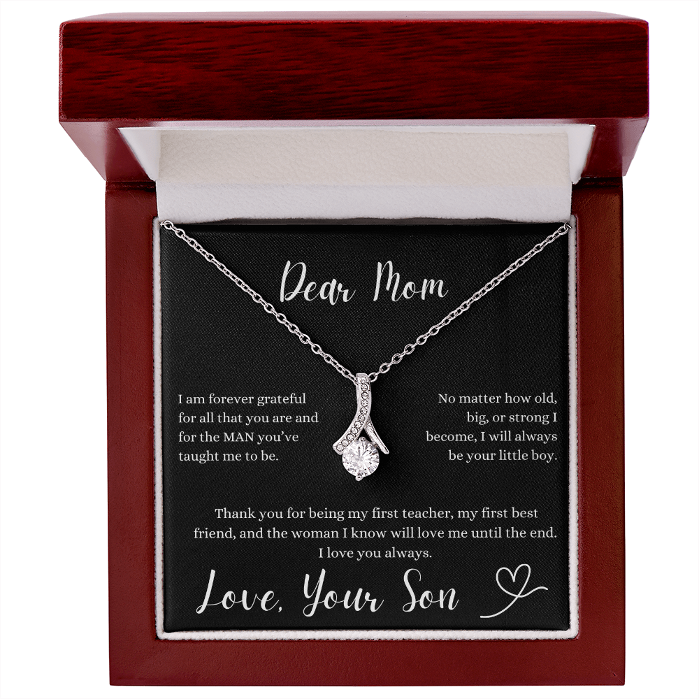 Special Gift For Mom From Son Heart Pendant