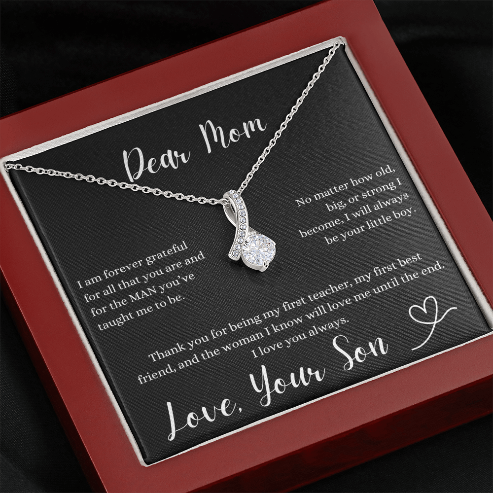 Special Gift For Mom From Son Heart Pendant