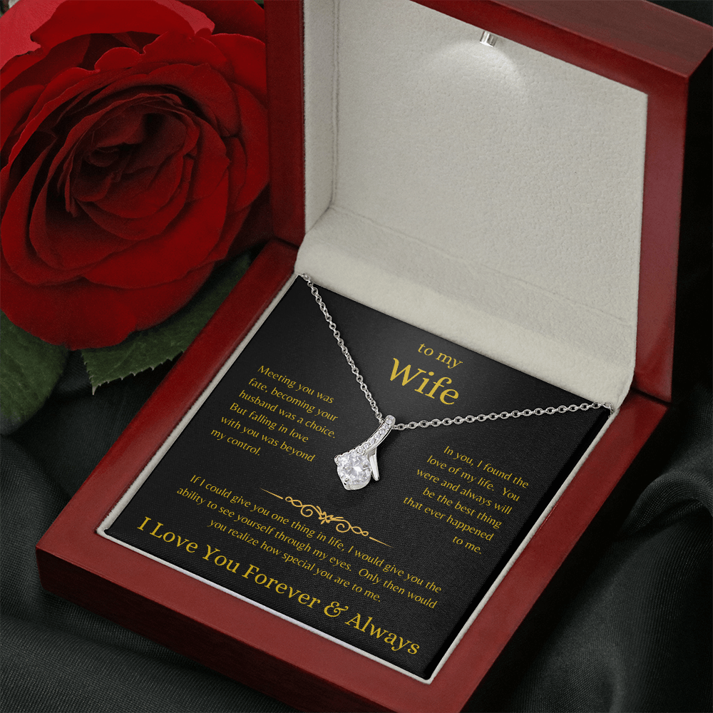 To My Wife Necklace