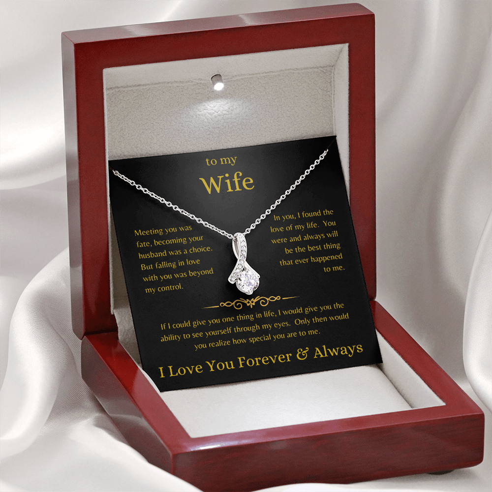 To My Wife Necklace