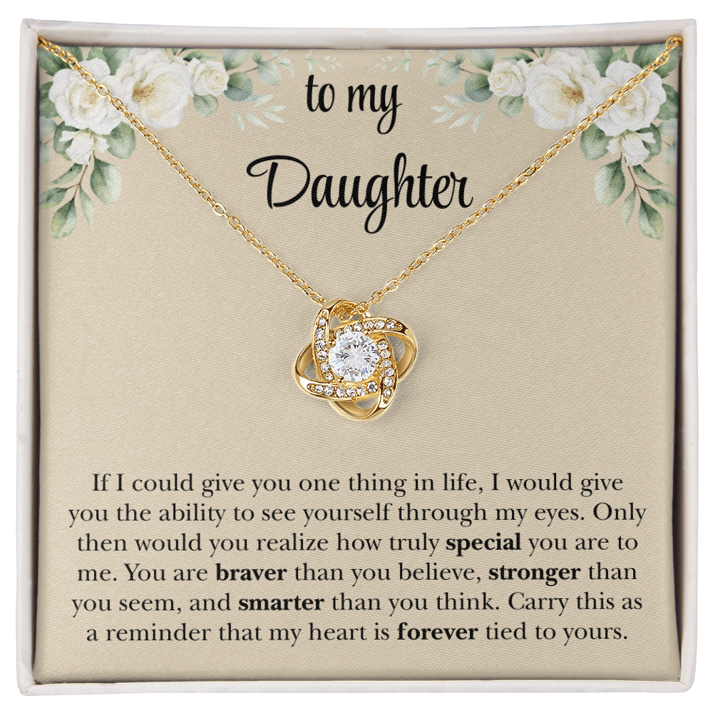 To My Daughter Necklace