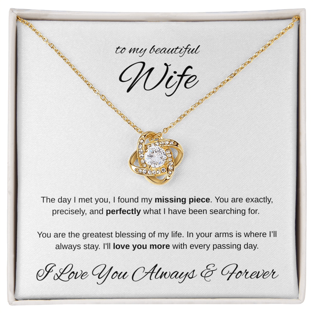 To My Wife Necklace