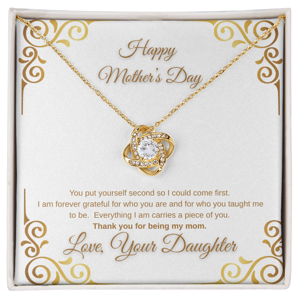 Mother’s Day Love Knot Gift From Your Daughter