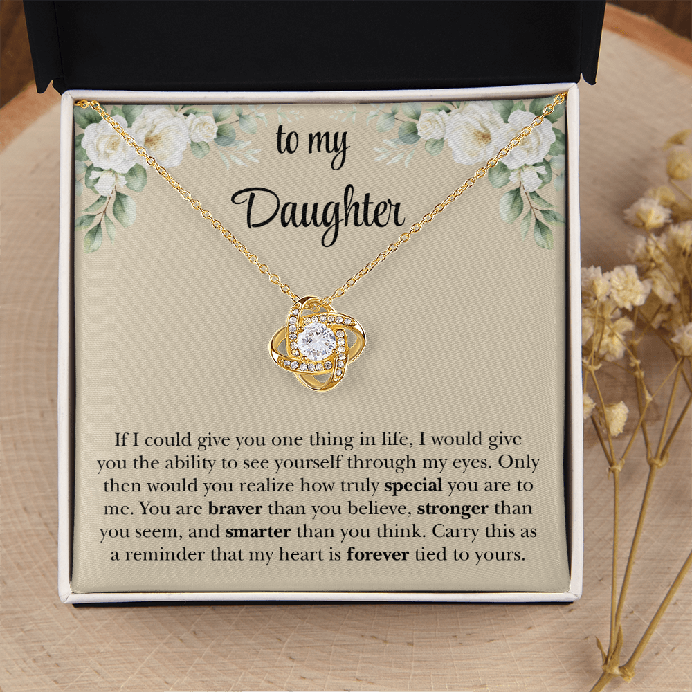 To My Daughter Necklace