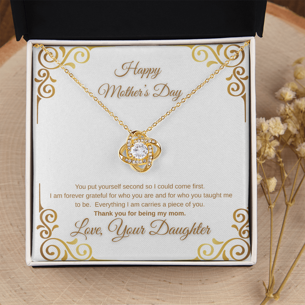 Mother’s Day Love Knot Gift From Your Daughter