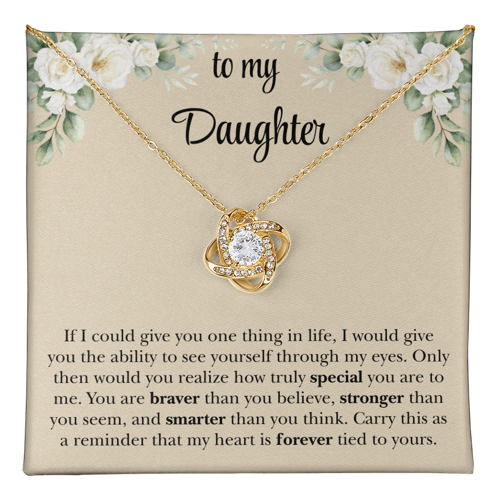 To My Daughter Necklace