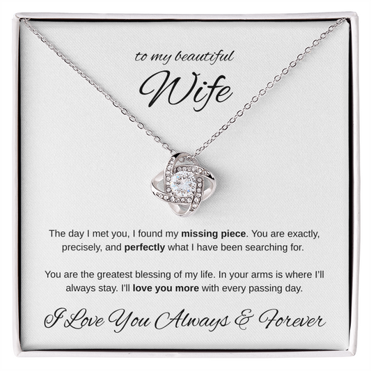 To My Wife Necklace