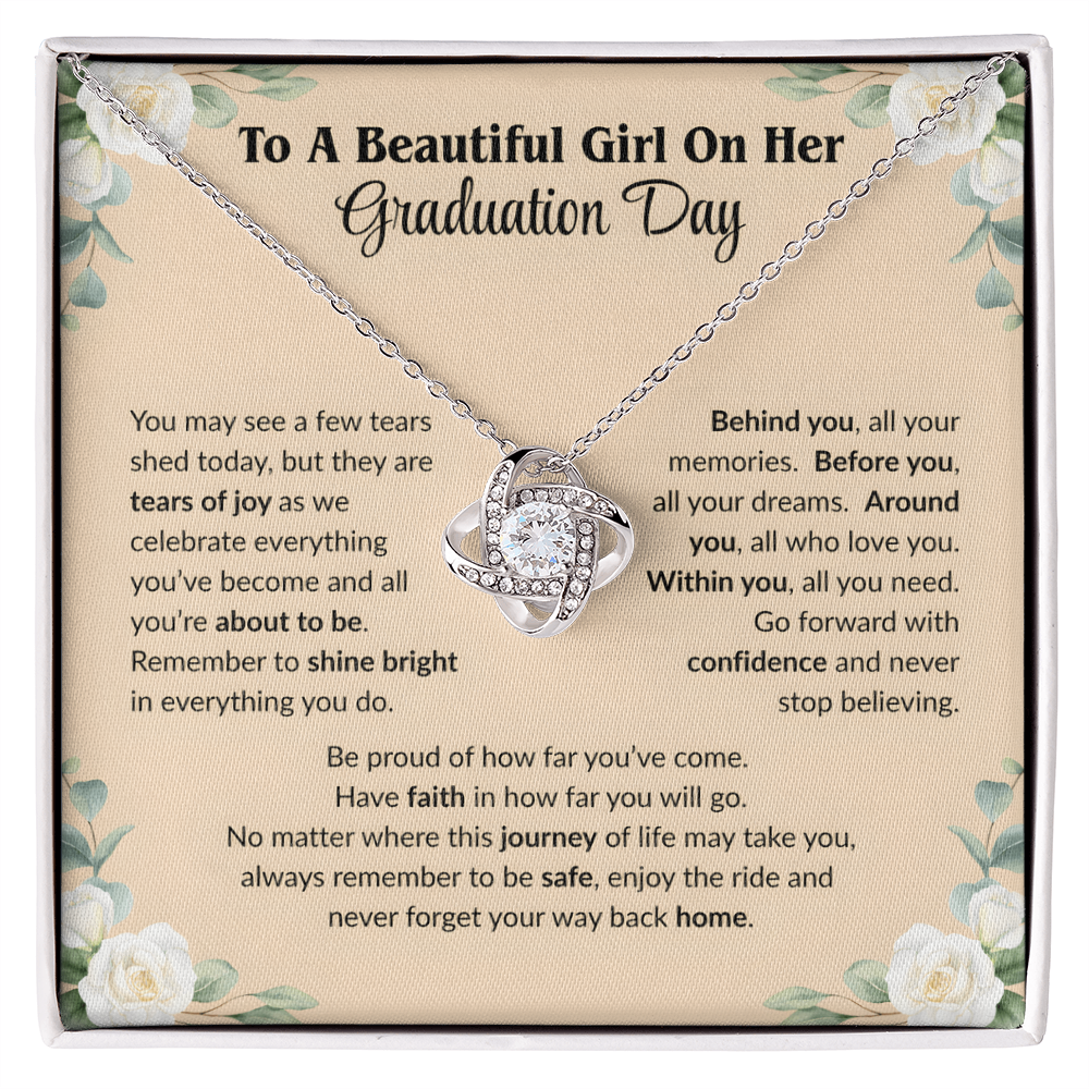 Graduation Gift Necklace For Beautiful Daughter From Mom