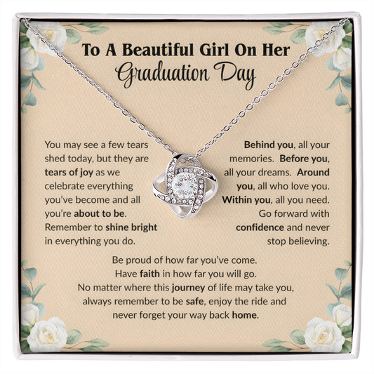 Graduation Gift Necklace For Beautiful Daughter From Mom