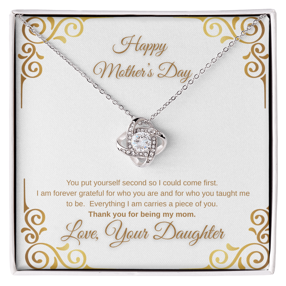 Mother’s Day Love Knot Gift From Your Daughter