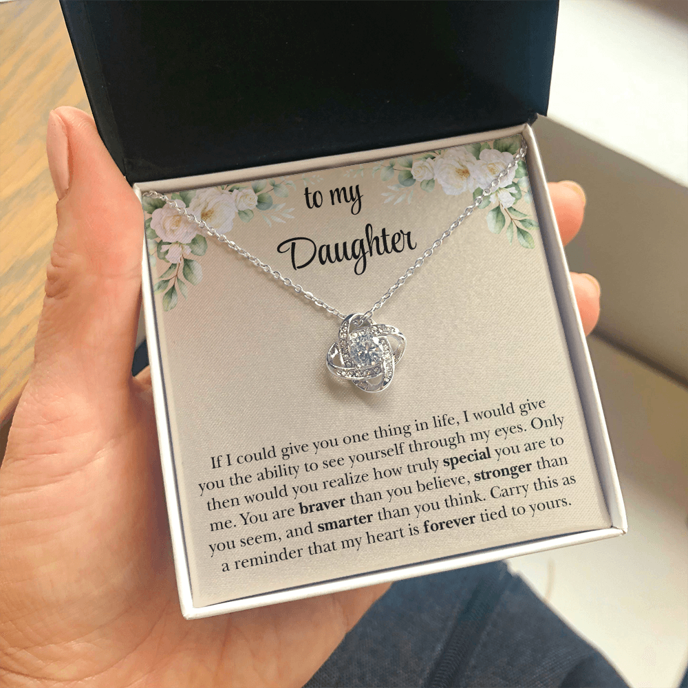 To My Daughter Necklace
