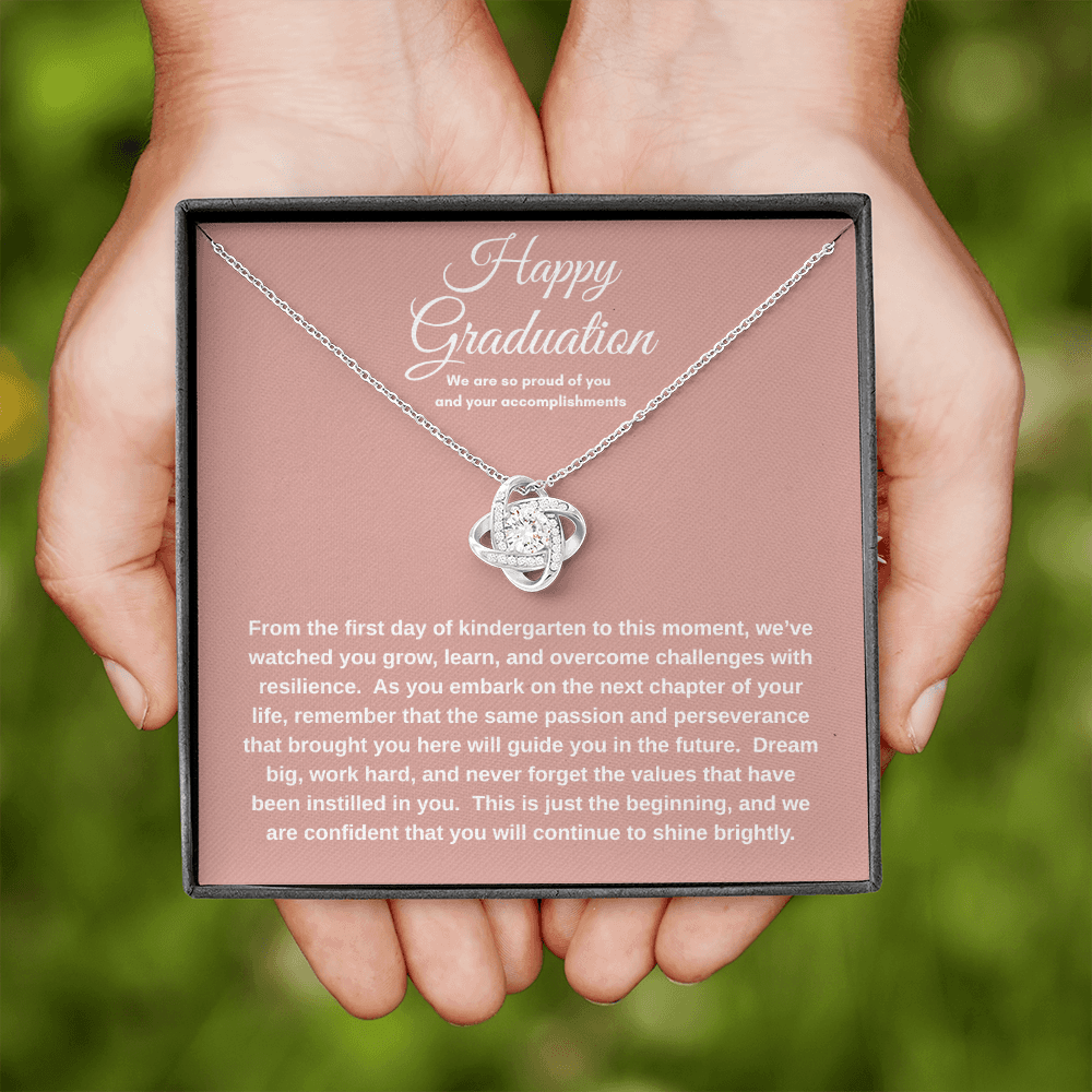 Graduation Necklace Gift For Daughter Proud Journey Keepsake