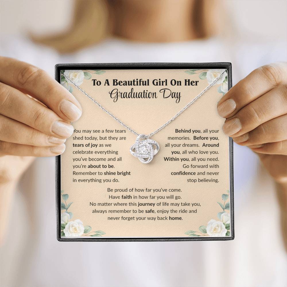 Graduation Gift Necklace For Beautiful Daughter From Mom