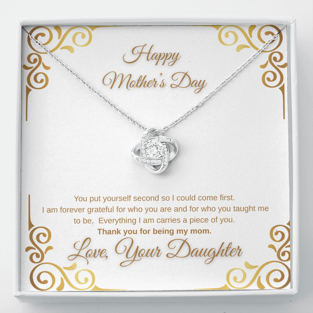 Mother’s Day Love Knot Gift From Your Daughter